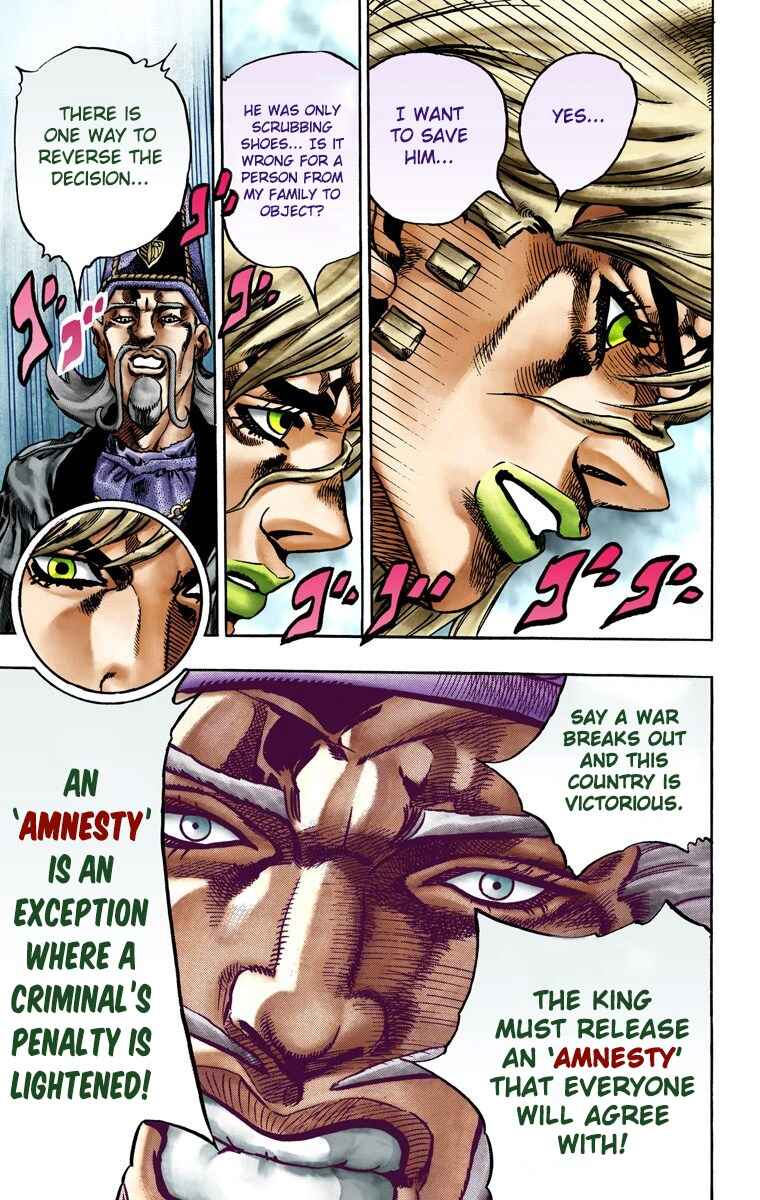 JoJo's Bizarre Adventure, Part 7: Steel Ball Run (Official Colored) Chapter 21 page 13