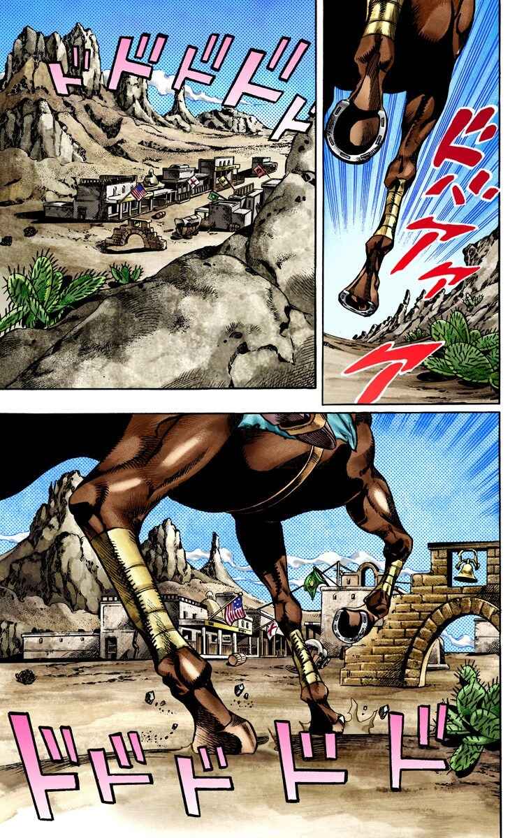 JoJo's Bizarre Adventure, Part 7: Steel Ball Run (Official Colored) Chapter 21 page 17