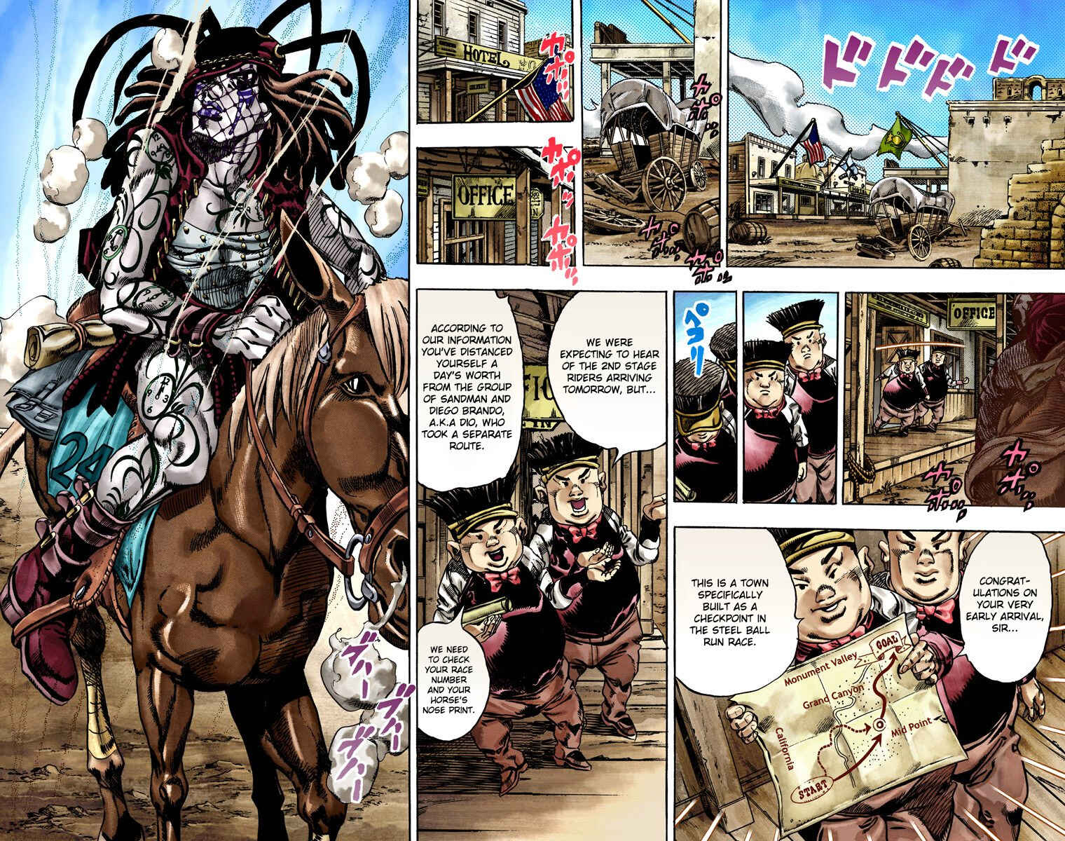 JoJo's Bizarre Adventure, Part 7: Steel Ball Run (Official Colored) Chapter 21 page 18
