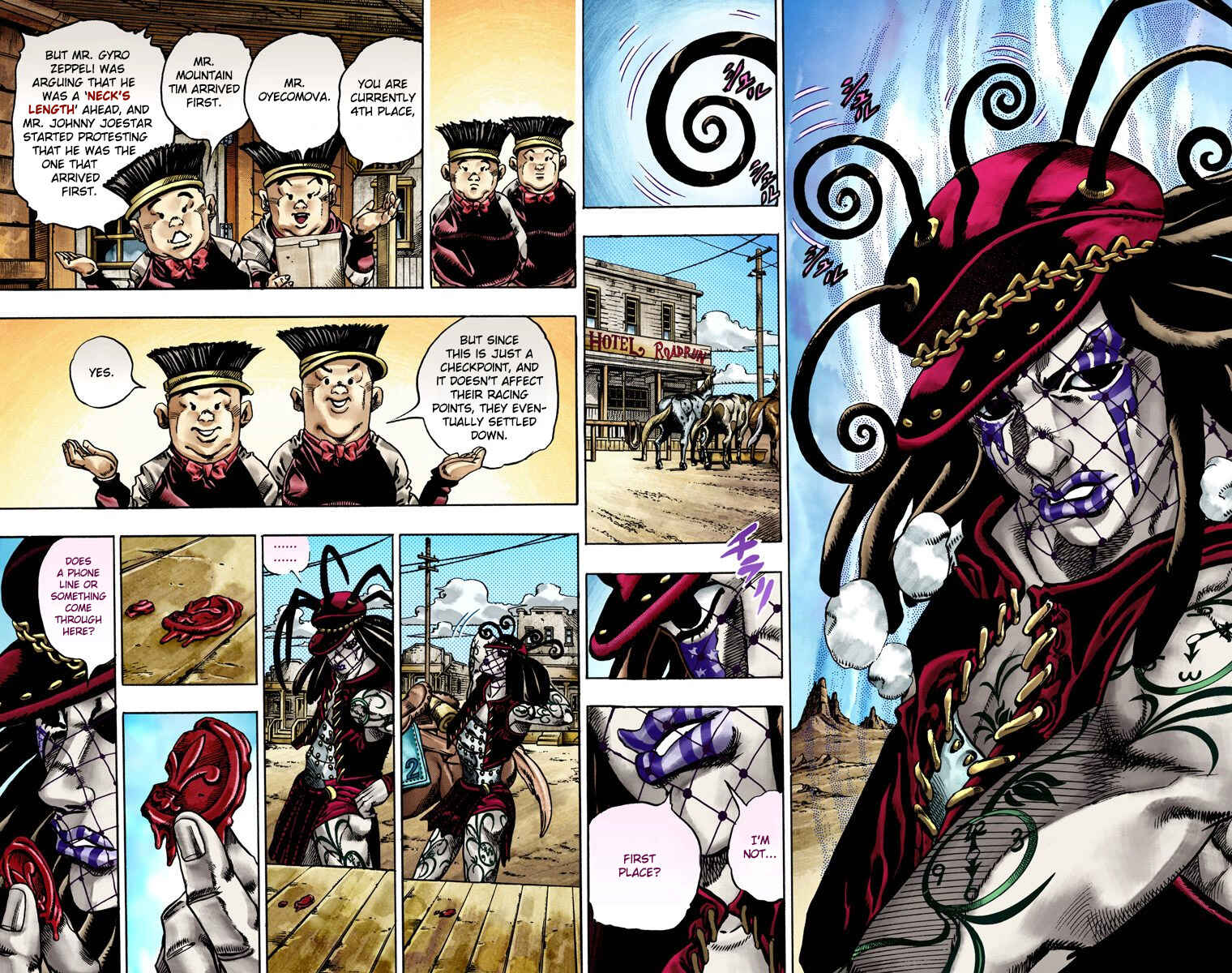 JoJo's Bizarre Adventure, Part 7: Steel Ball Run (Official Colored) Chapter 21 page 19