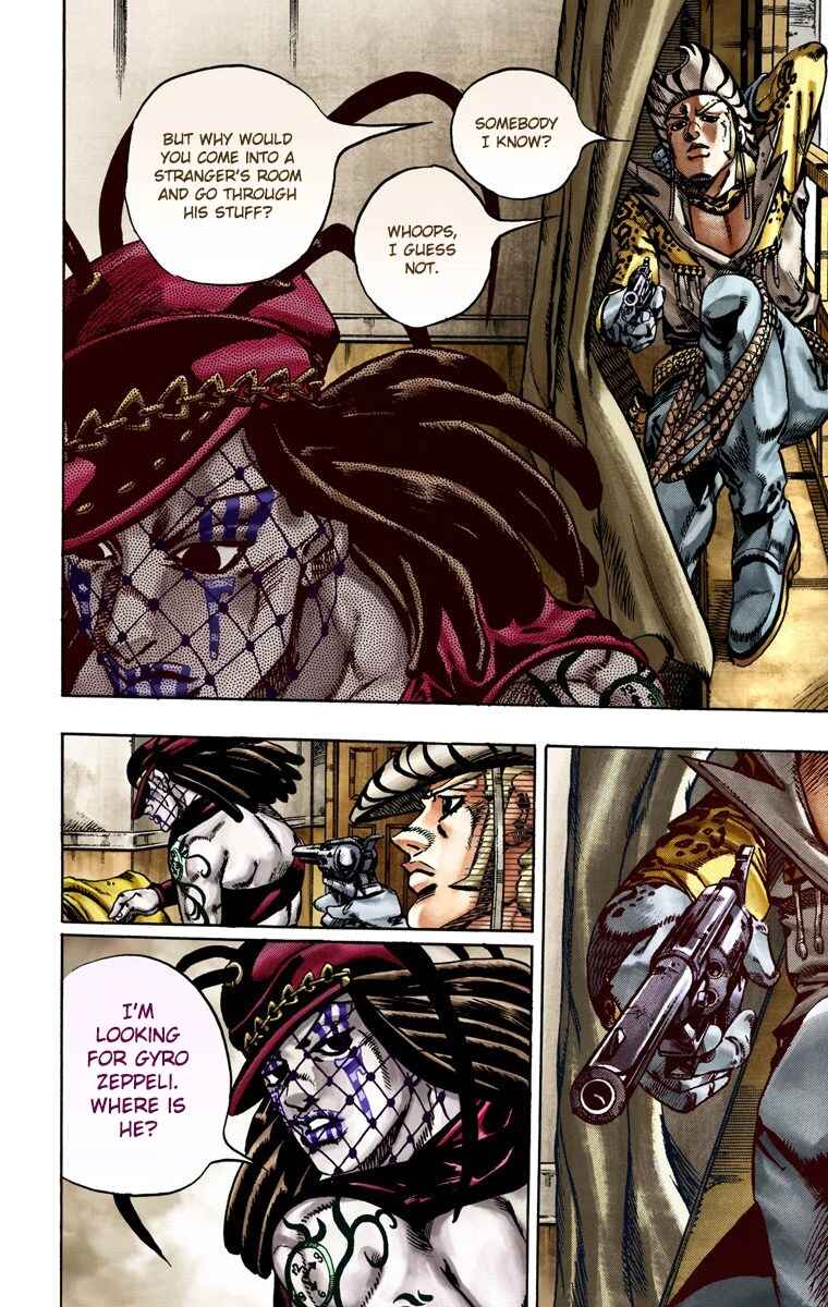 JoJo's Bizarre Adventure, Part 7: Steel Ball Run (Official Colored) Chapter 21 page 22