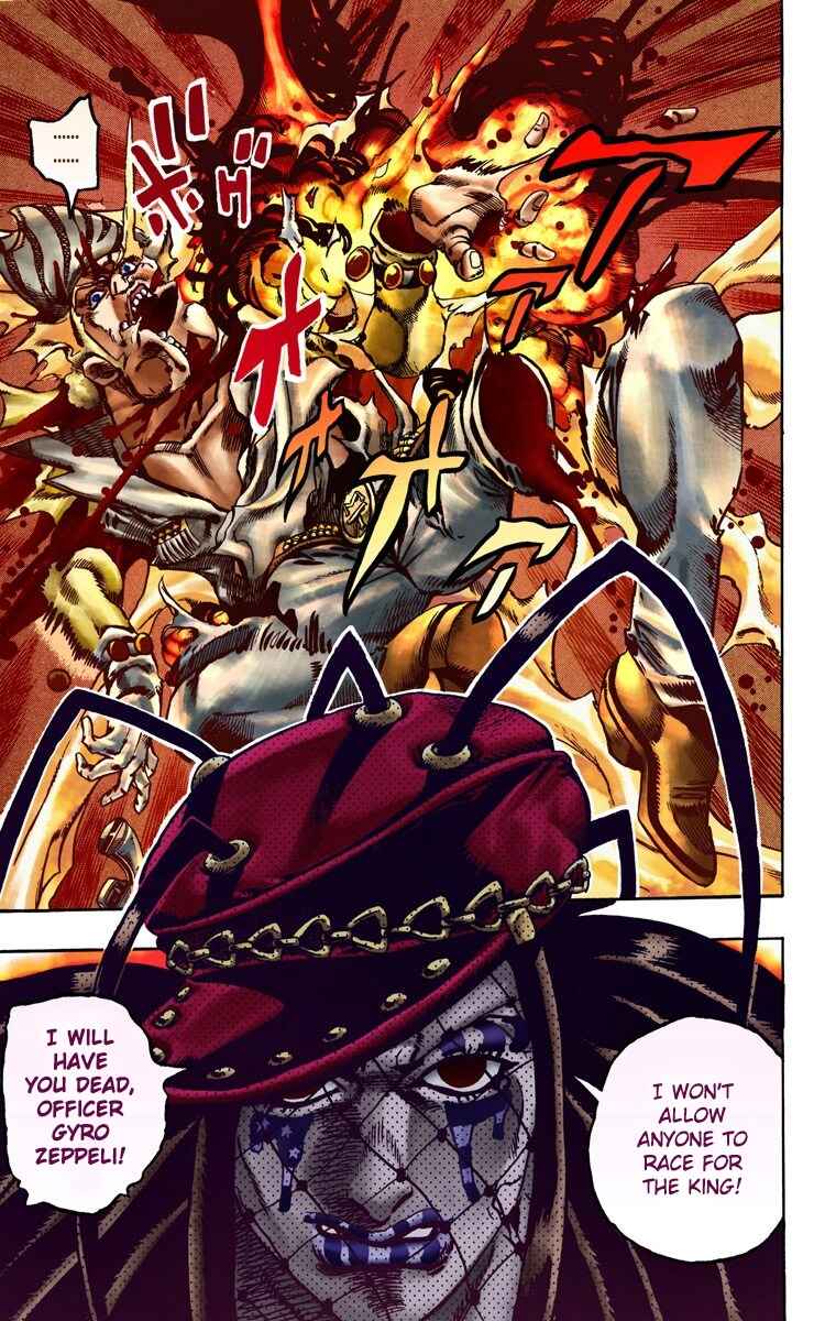 JoJo's Bizarre Adventure, Part 7: Steel Ball Run (Official Colored) Chapter 21 page 29