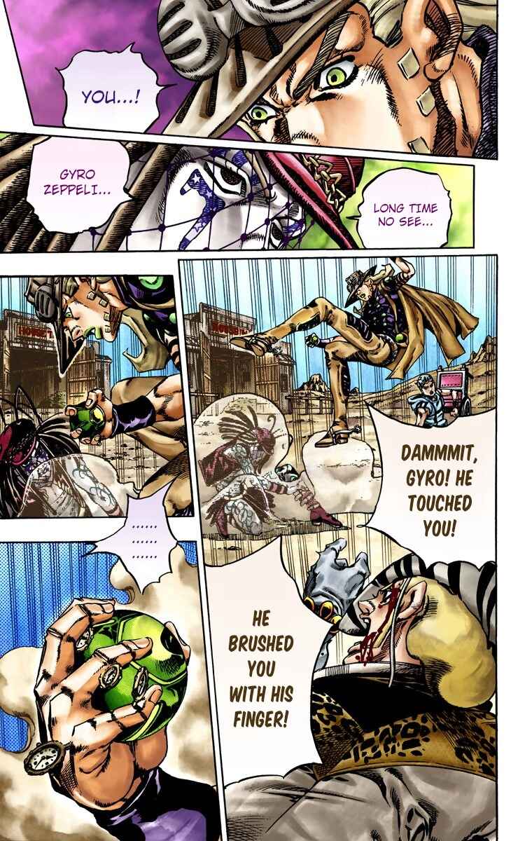 JoJo's Bizarre Adventure, Part 7: Steel Ball Run (Official Colored) Chapter 22 page 10