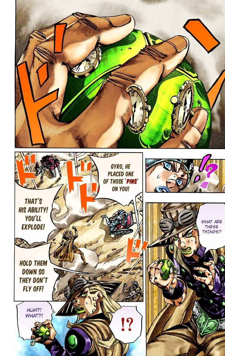 JoJo's Bizarre Adventure, Part 7: Steel Ball Run (Official Colored) Chapter 22 page 11