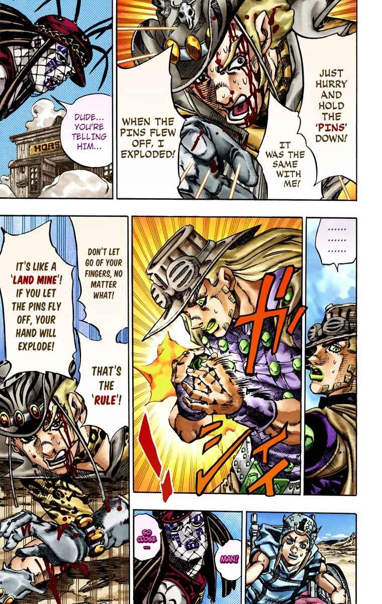 JoJo's Bizarre Adventure, Part 7: Steel Ball Run (Official Colored) Chapter 22 page 12