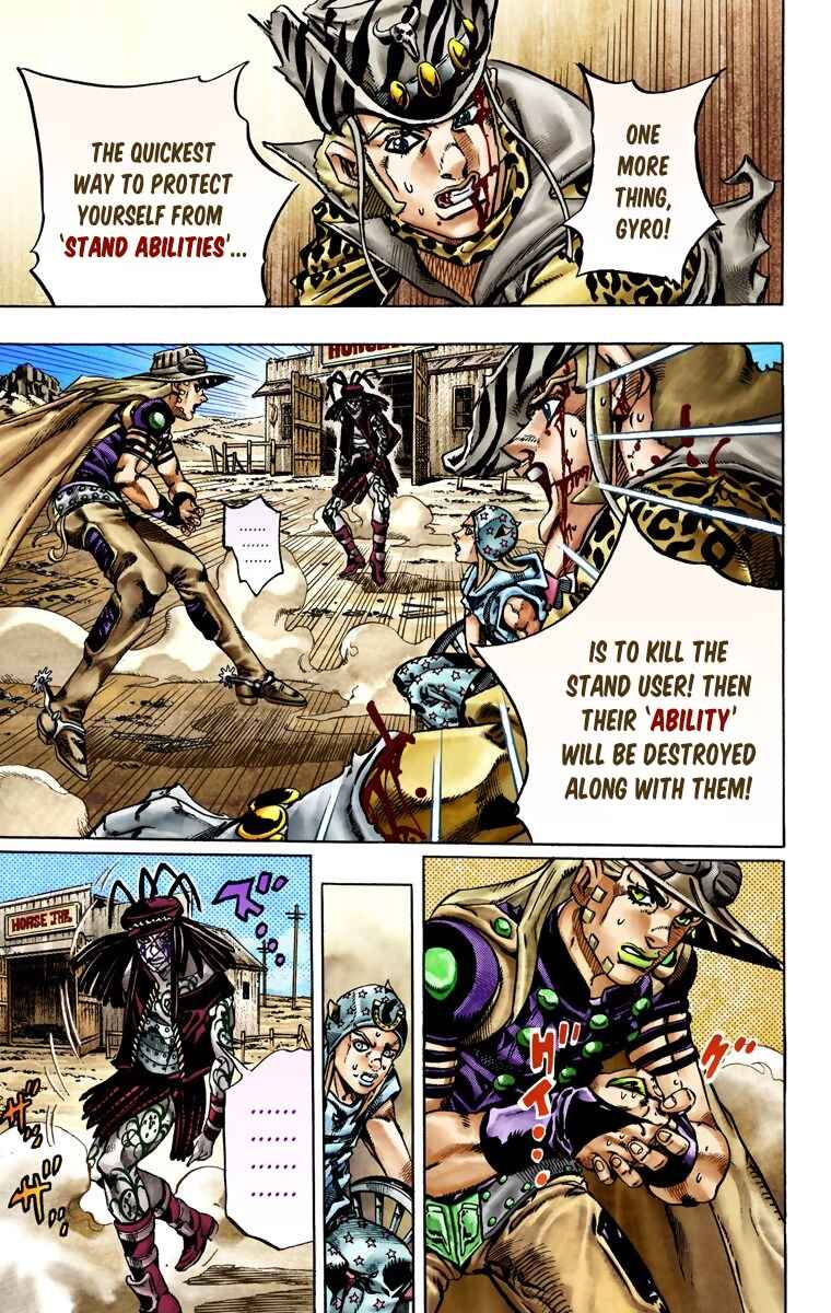 JoJo's Bizarre Adventure, Part 7: Steel Ball Run (Official Colored) Chapter 22 page 16