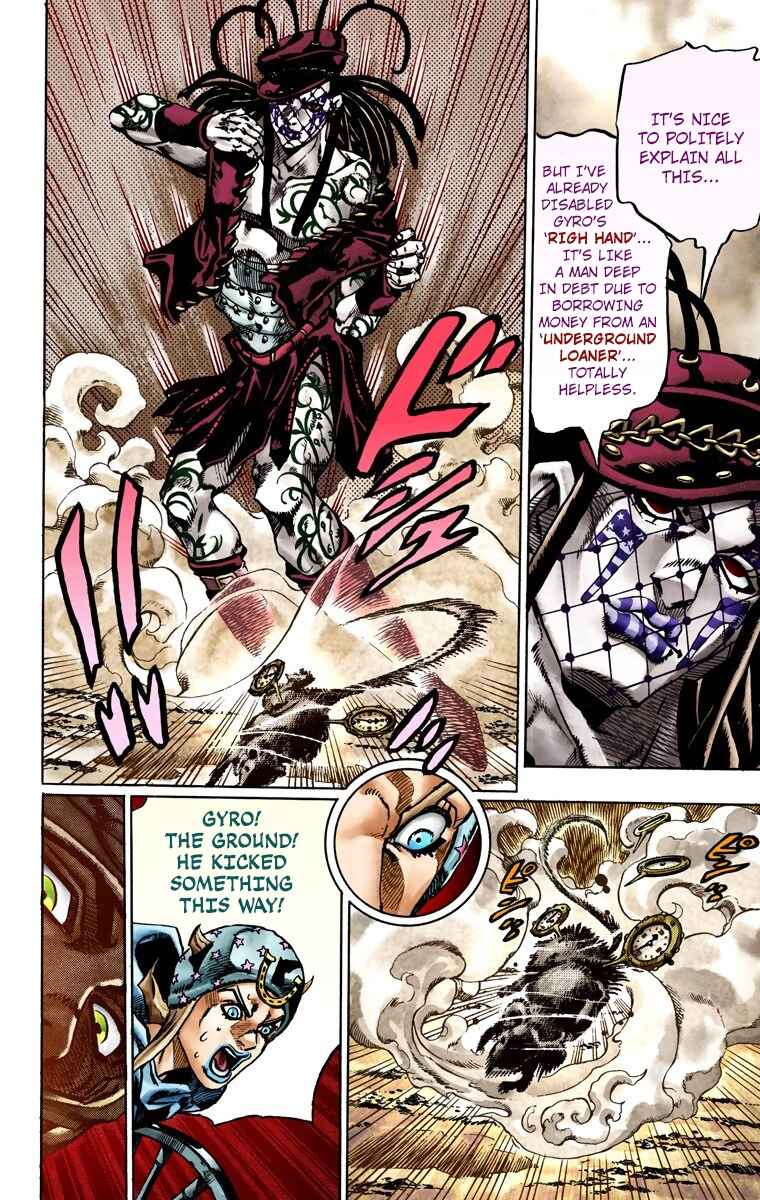 JoJo's Bizarre Adventure, Part 7: Steel Ball Run (Official Colored) Chapter 22 page 17