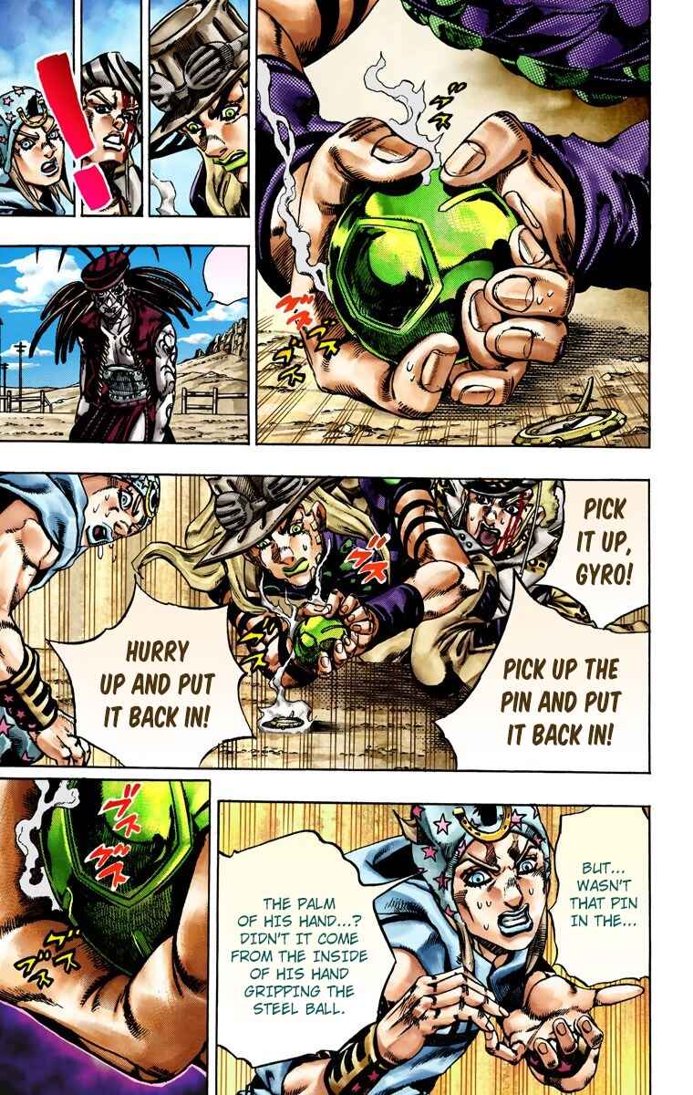 JoJo's Bizarre Adventure, Part 7: Steel Ball Run (Official Colored) Chapter 22 page 22