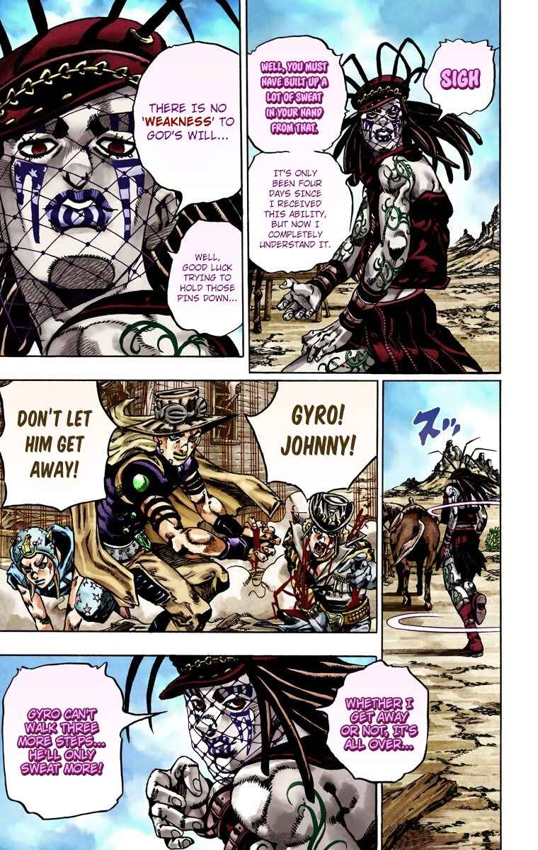 JoJo's Bizarre Adventure, Part 7: Steel Ball Run (Official Colored) Chapter 22 page 26