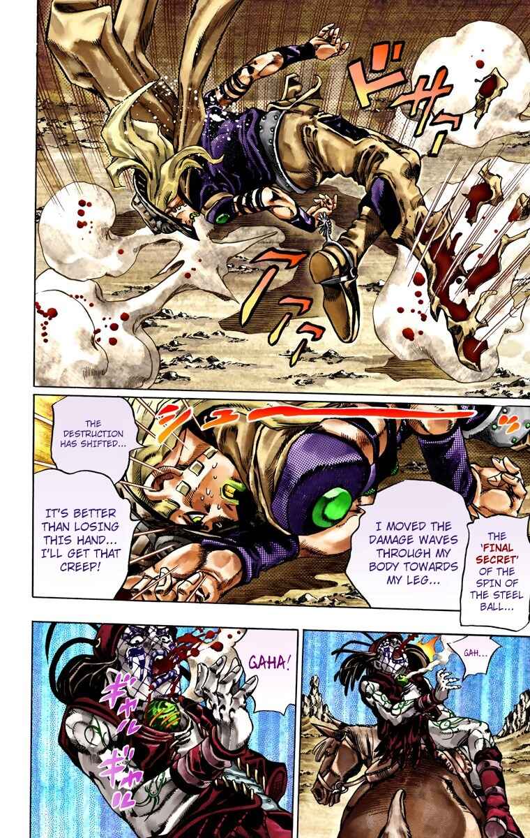 JoJo's Bizarre Adventure, Part 7: Steel Ball Run (Official Colored) Chapter 22 page 33