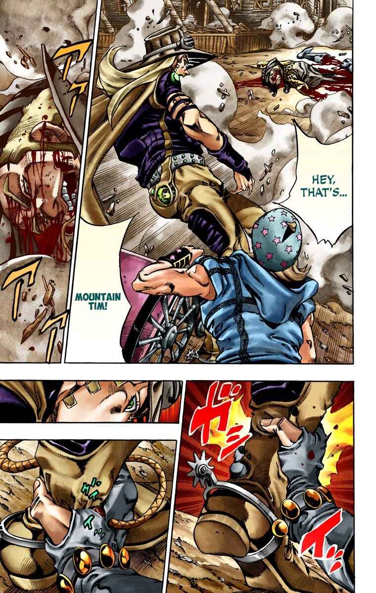 JoJo's Bizarre Adventure, Part 7: Steel Ball Run (Official Colored) Chapter 22 page 4