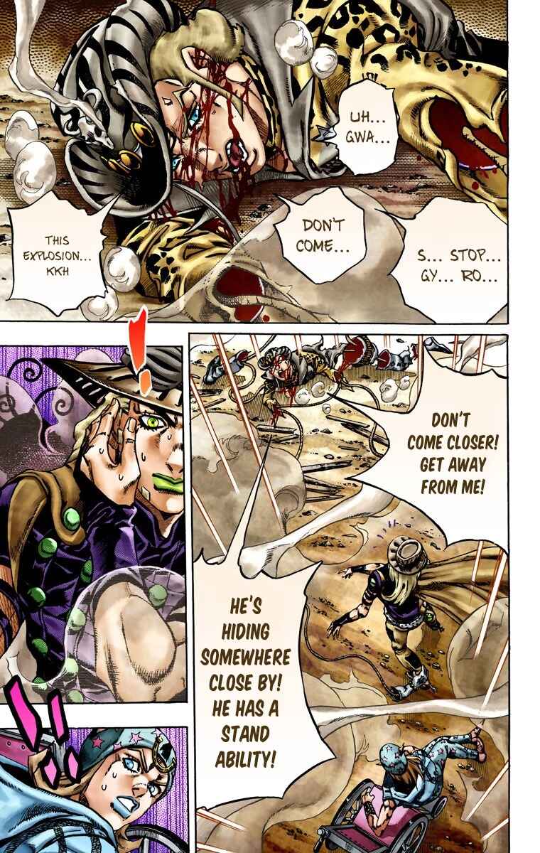 JoJo's Bizarre Adventure, Part 7: Steel Ball Run (Official Colored) Chapter 22 page 6