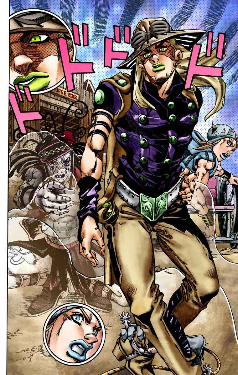 JoJo's Bizarre Adventure, Part 7: Steel Ball Run (Official Colored) Chapter 22 page 7
