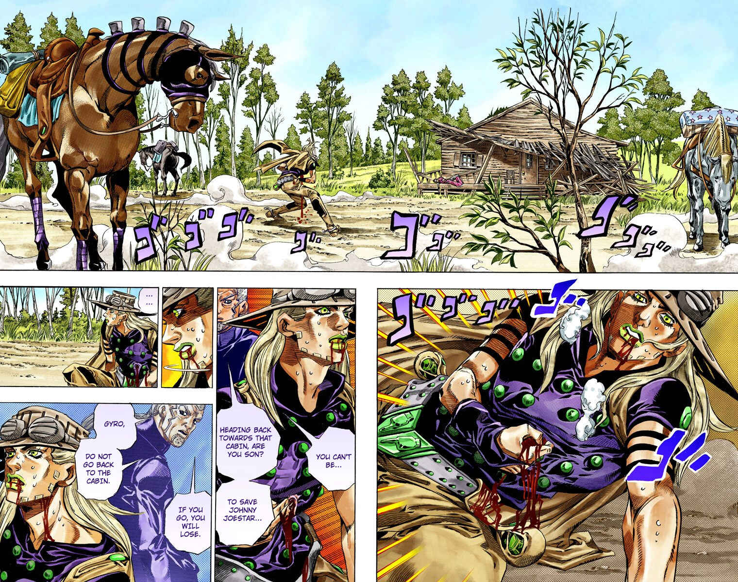 JoJo's Bizarre Adventure, Part 7: Steel Ball Run (Official Colored) Chapter 35 page 14