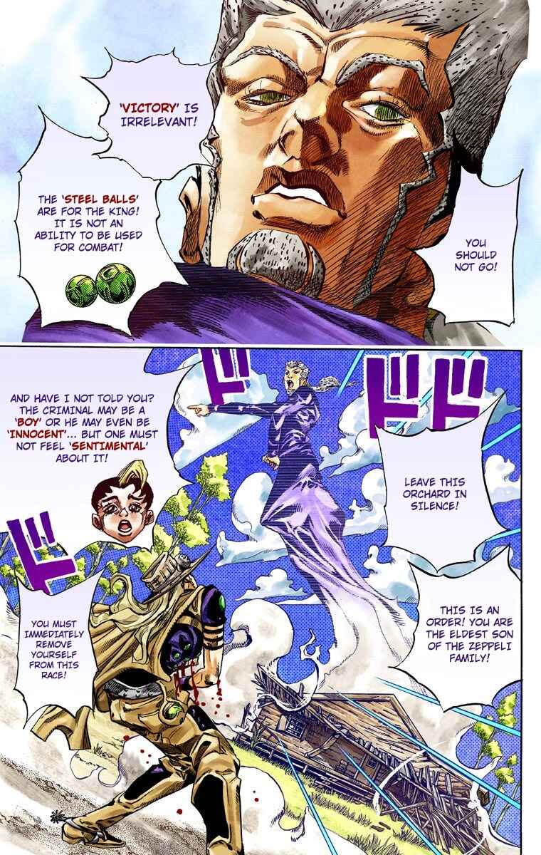 JoJo's Bizarre Adventure, Part 7: Steel Ball Run (Official Colored) Chapter 35 page 16