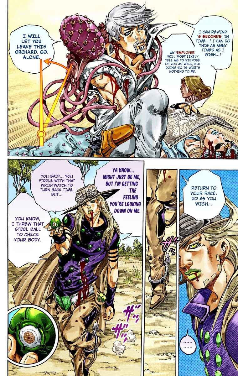 JoJo's Bizarre Adventure, Part 7: Steel Ball Run (Official Colored) Chapter 35 page 22