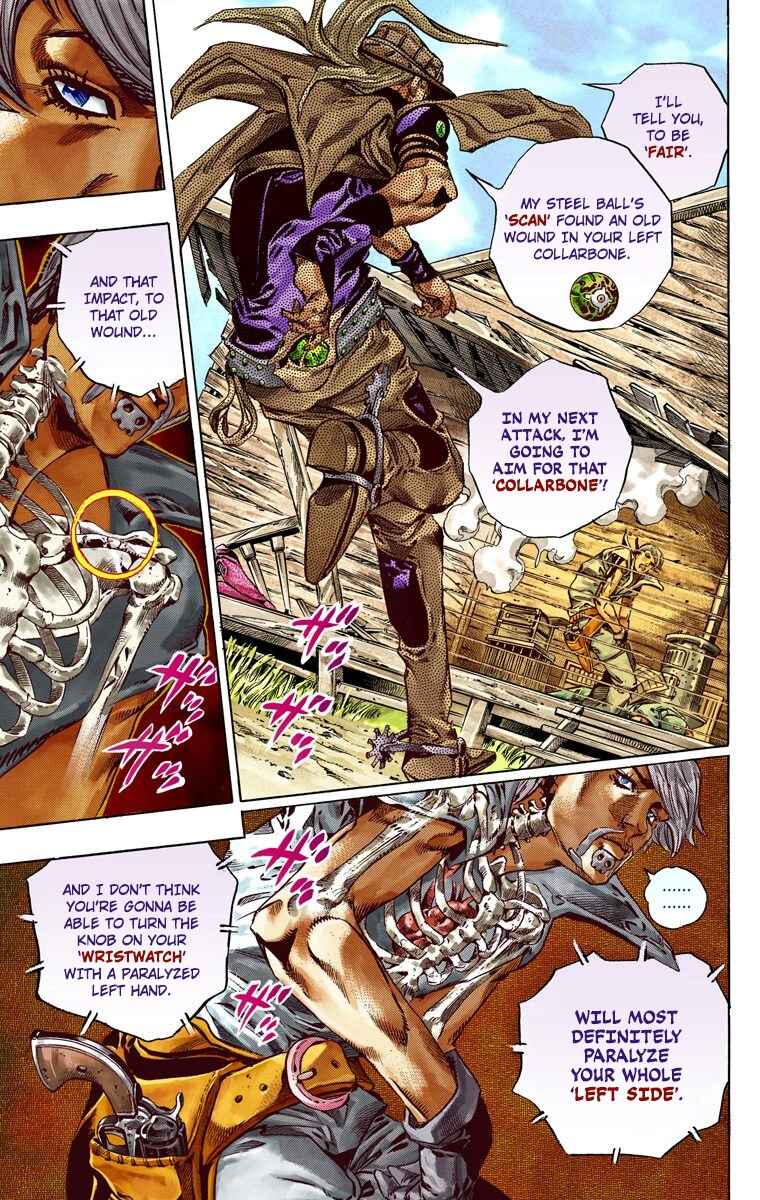 JoJo's Bizarre Adventure, Part 7: Steel Ball Run (Official Colored) Chapter 35 page 23