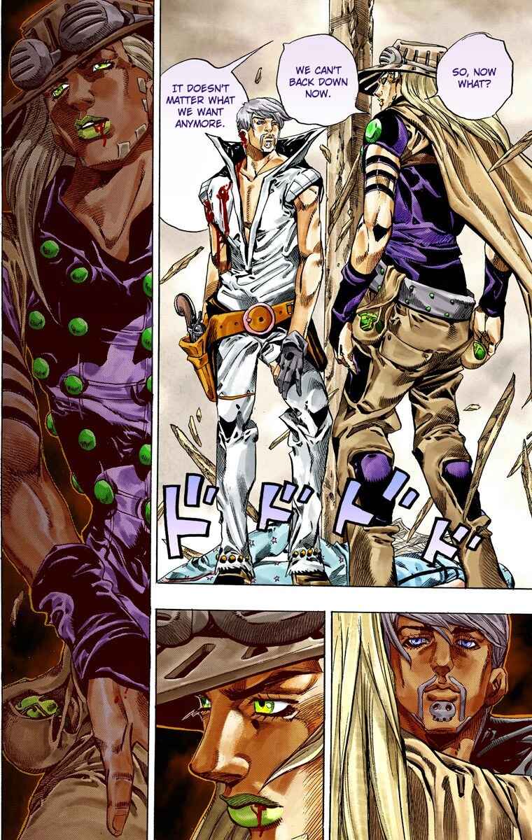 JoJo's Bizarre Adventure, Part 7: Steel Ball Run (Official Colored) Chapter 35 page 27
