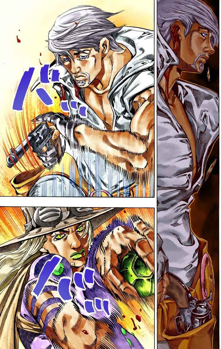 JoJo's Bizarre Adventure, Part 7: Steel Ball Run (Official Colored) Chapter 35 page 28