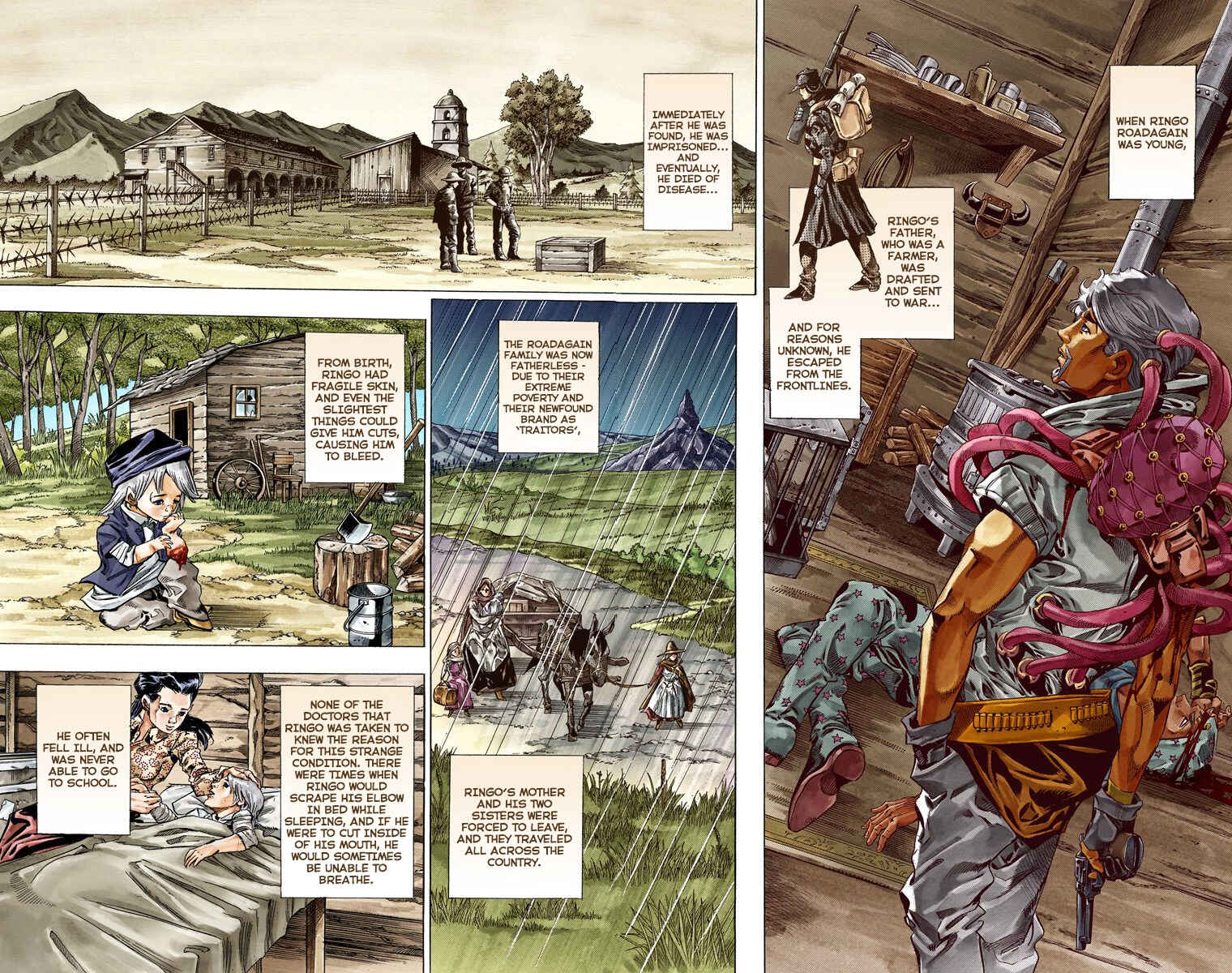 JoJo's Bizarre Adventure, Part 7: Steel Ball Run (Official Colored) Chapter 35 page 2