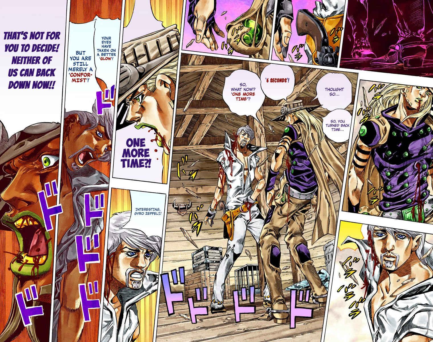 JoJo's Bizarre Adventure, Part 7: Steel Ball Run (Official Colored) Chapter 35 page 33