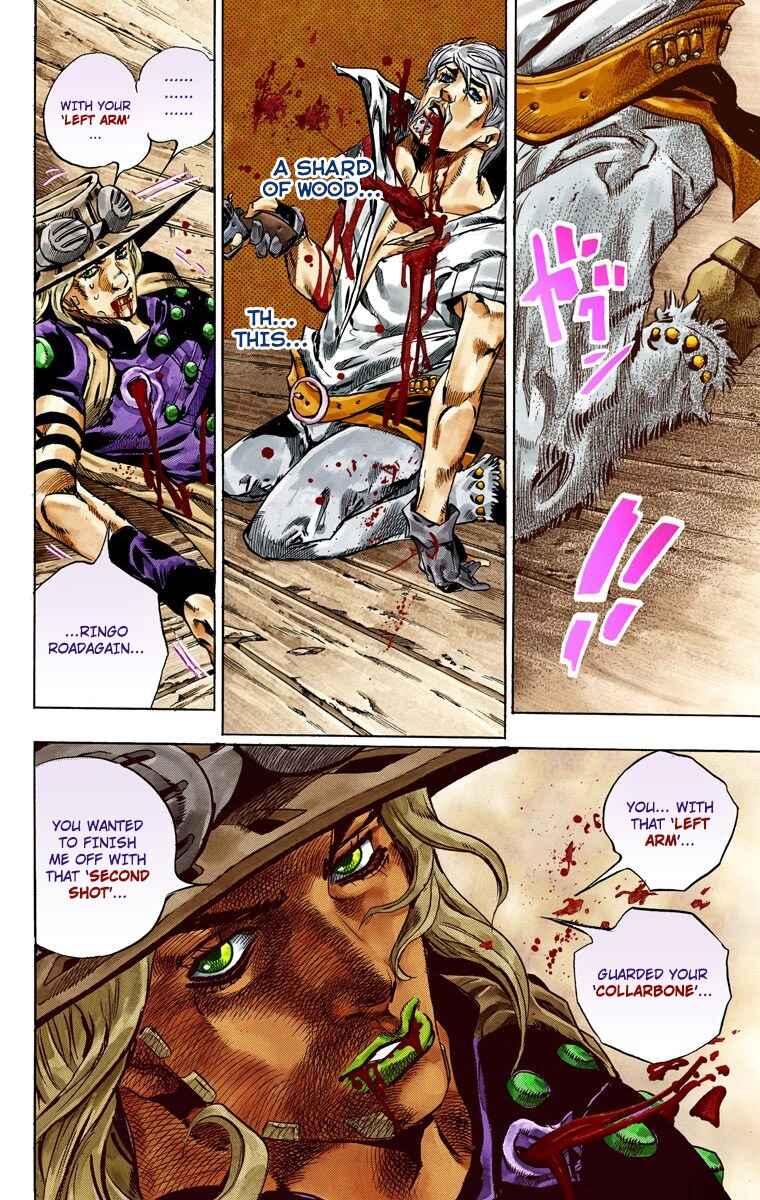 JoJo's Bizarre Adventure, Part 7: Steel Ball Run (Official Colored) Chapter 35 page 38