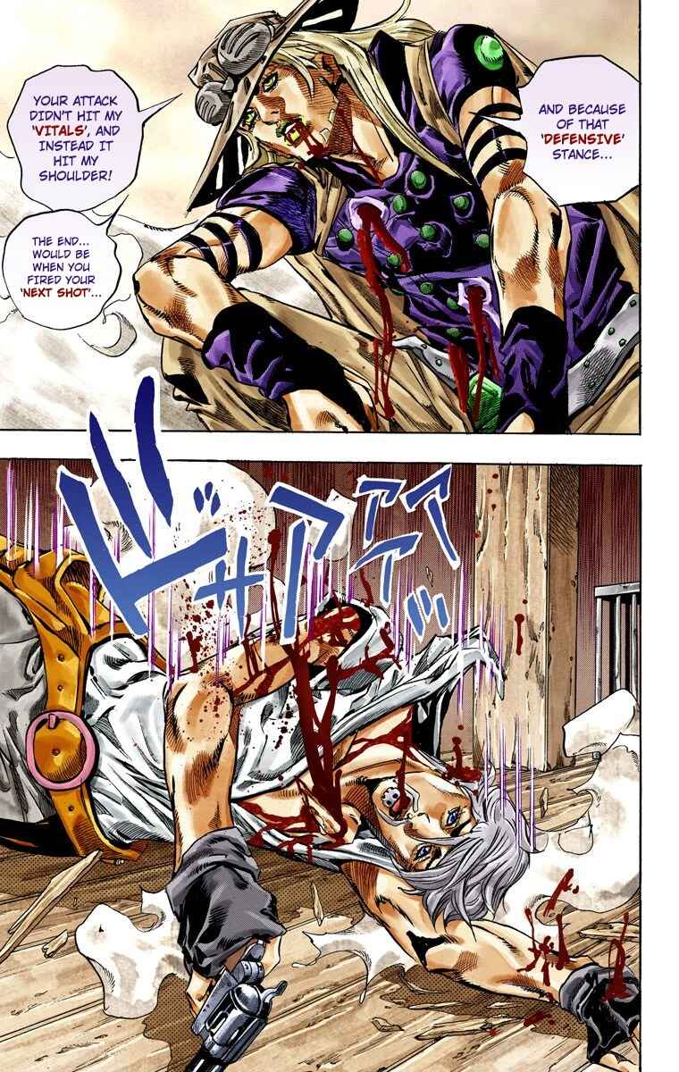 JoJo's Bizarre Adventure, Part 7: Steel Ball Run (Official Colored) Chapter 35 page 39