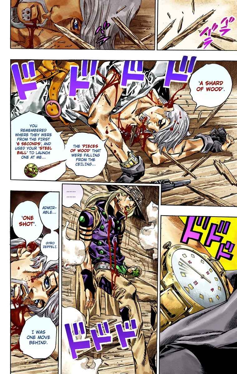 JoJo's Bizarre Adventure, Part 7: Steel Ball Run (Official Colored) Chapter 35 page 40