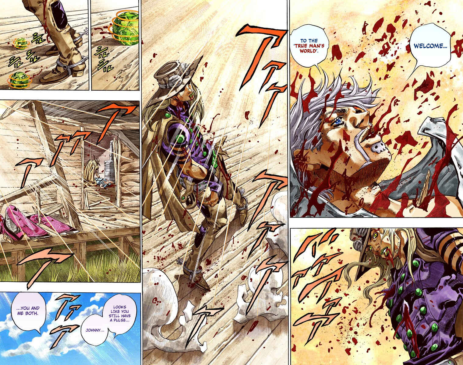 JoJo's Bizarre Adventure, Part 7: Steel Ball Run (Official Colored) Chapter 35 page 43