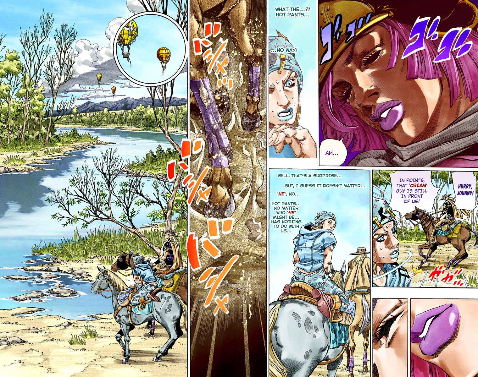 JoJo's Bizarre Adventure, Part 7: Steel Ball Run (Official Colored) Chapter 36 page 9