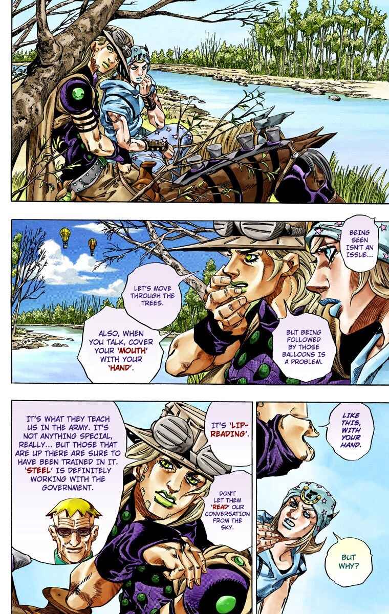 JoJo's Bizarre Adventure, Part 7: Steel Ball Run (Official Colored) Chapter 36 page 10