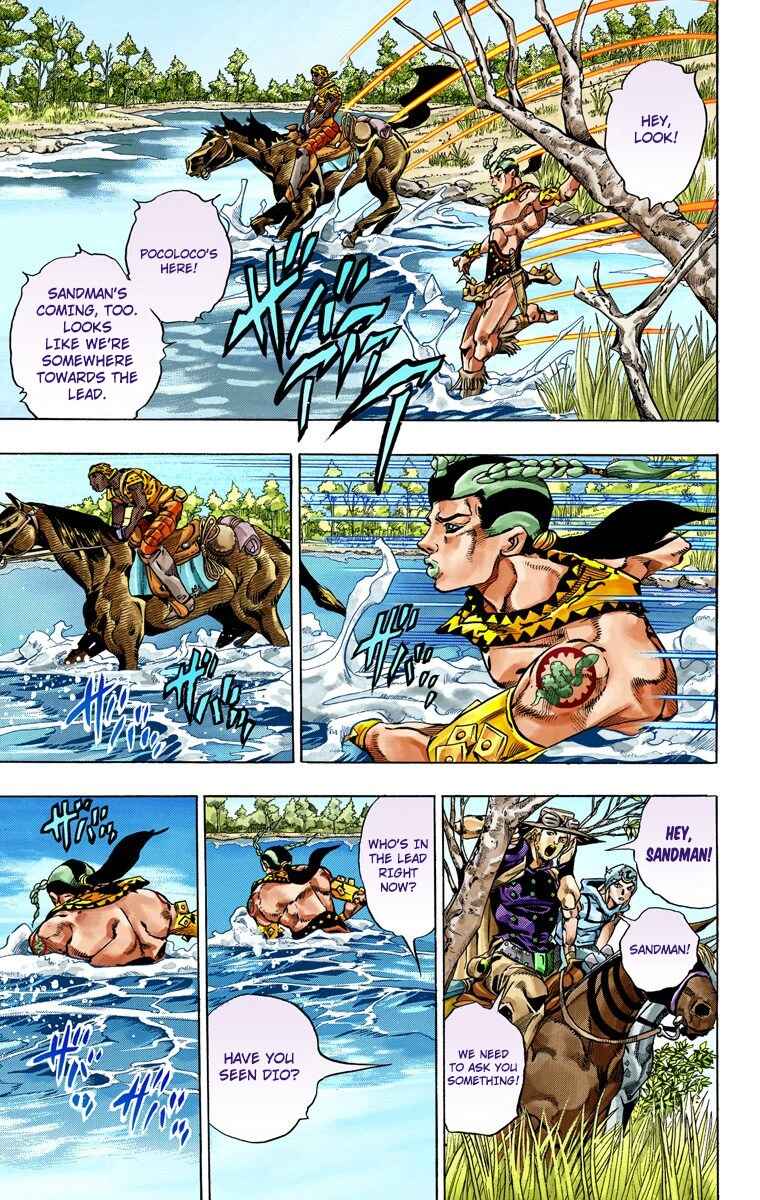 JoJo's Bizarre Adventure, Part 7: Steel Ball Run (Official Colored) Chapter 36 page 11