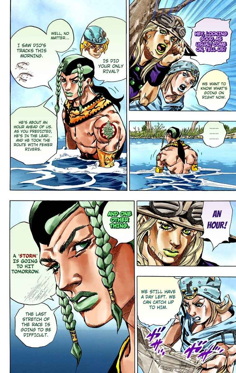 JoJo's Bizarre Adventure, Part 7: Steel Ball Run (Official Colored) Chapter 36 page 12