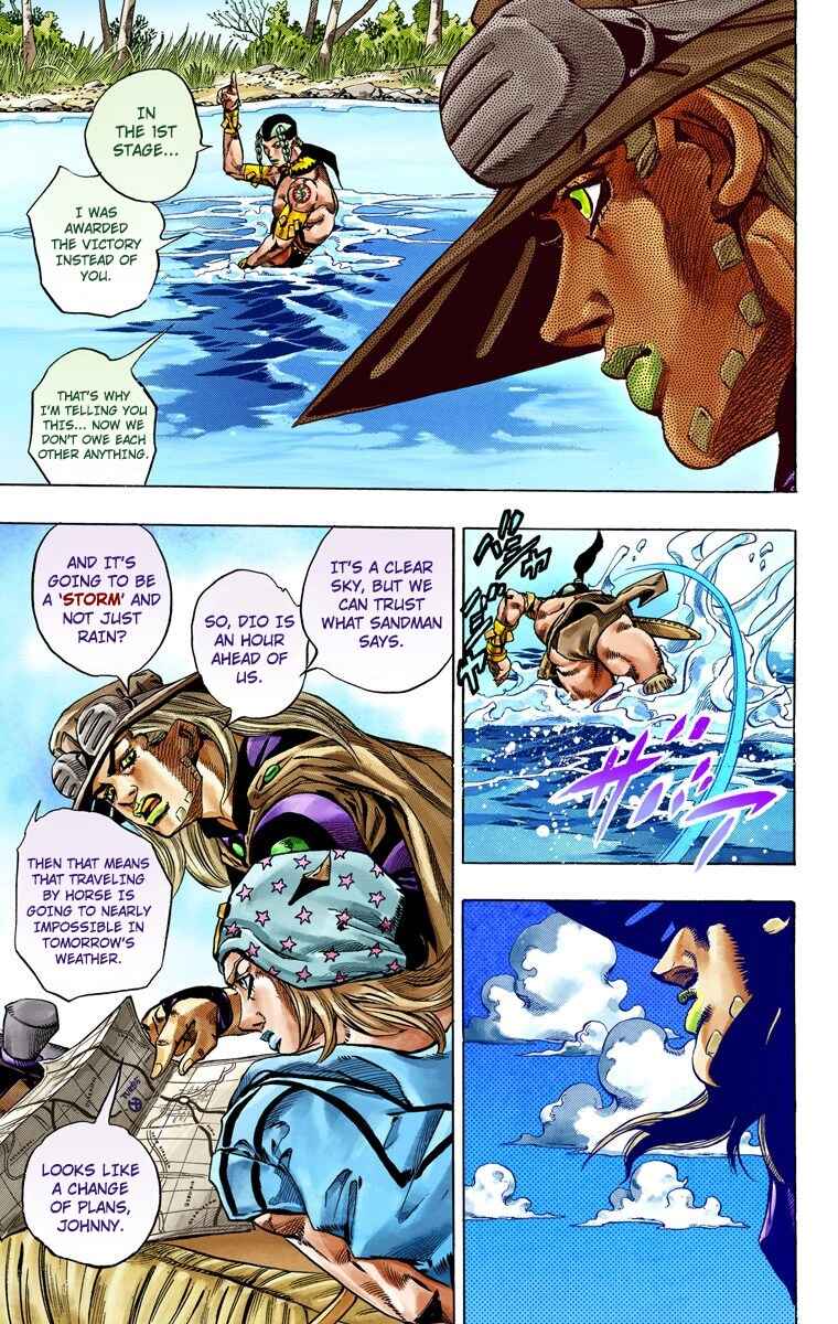JoJo's Bizarre Adventure, Part 7: Steel Ball Run (Official Colored) Chapter 36 page 13