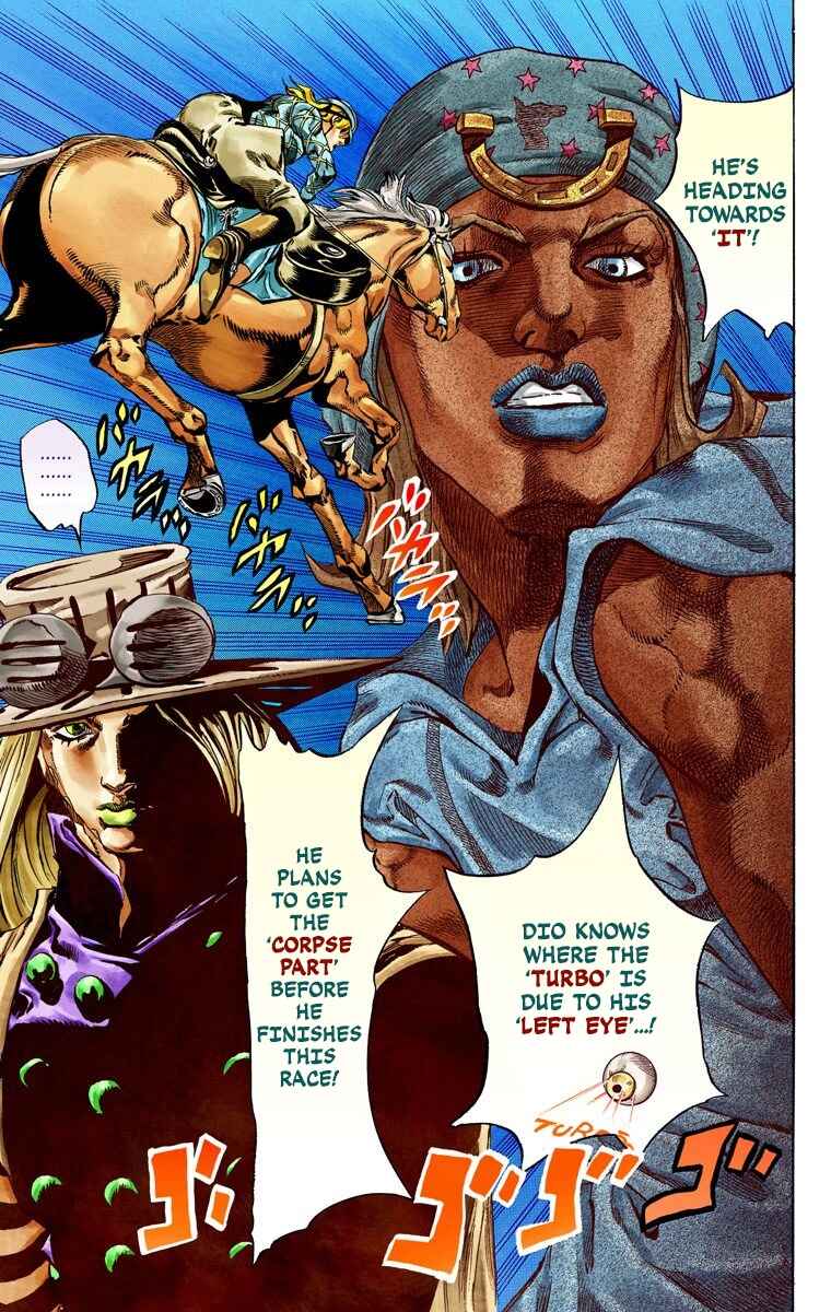 JoJo's Bizarre Adventure, Part 7: Steel Ball Run (Official Colored) Chapter 36 page 15