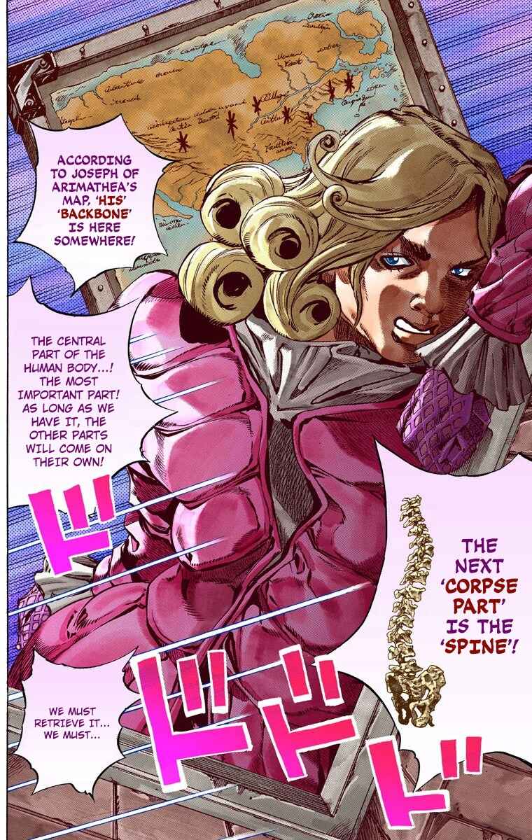 JoJo's Bizarre Adventure, Part 7: Steel Ball Run (Official Colored) Chapter 36 page 22