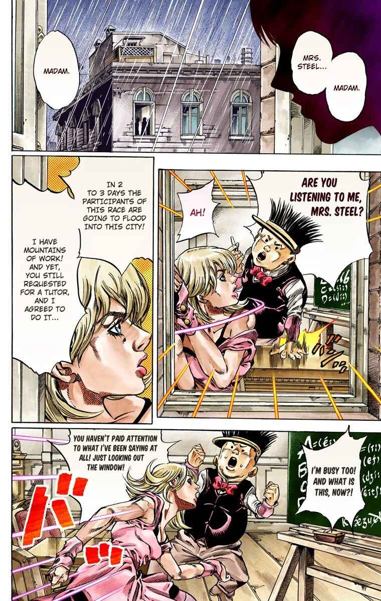 JoJo's Bizarre Adventure, Part 7: Steel Ball Run (Official Colored) Chapter 36 page 24