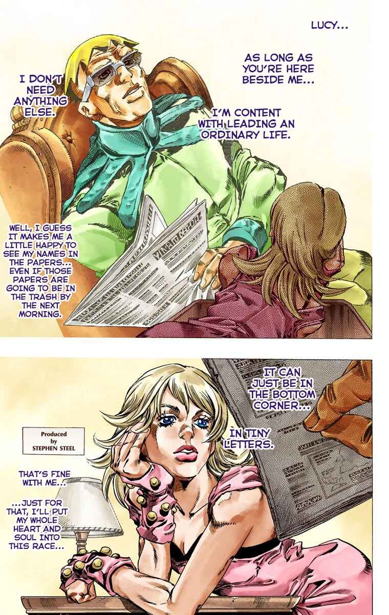 JoJo's Bizarre Adventure, Part 7: Steel Ball Run (Official Colored) Chapter 36 page 27