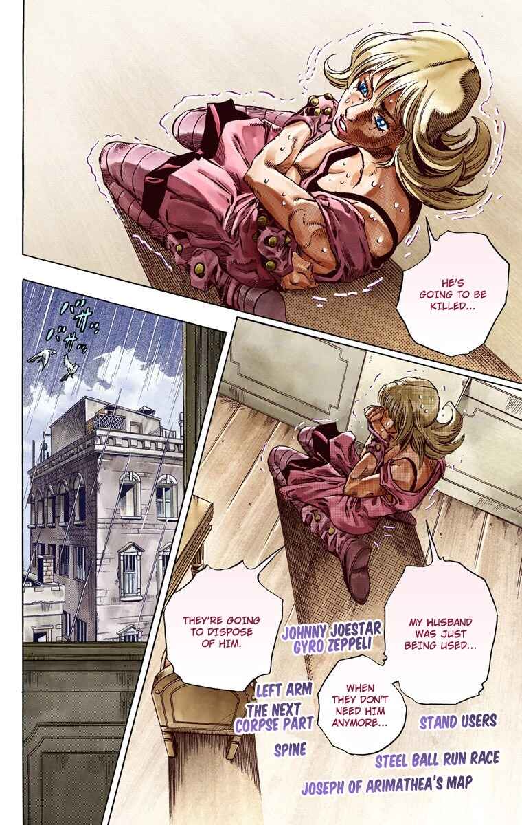 JoJo's Bizarre Adventure, Part 7: Steel Ball Run (Official Colored) Chapter 36 page 28