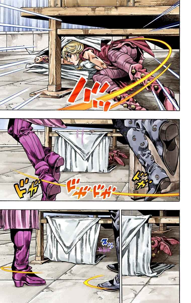 JoJo's Bizarre Adventure, Part 7: Steel Ball Run (Official Colored) Chapter 36 page 35