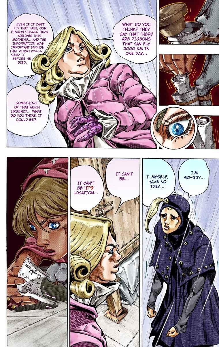 JoJo's Bizarre Adventure, Part 7: Steel Ball Run (Official Colored) Chapter 36 page 38