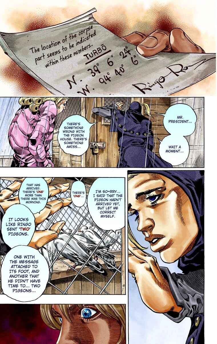JoJo's Bizarre Adventure, Part 7: Steel Ball Run (Official Colored) Chapter 36 page 39