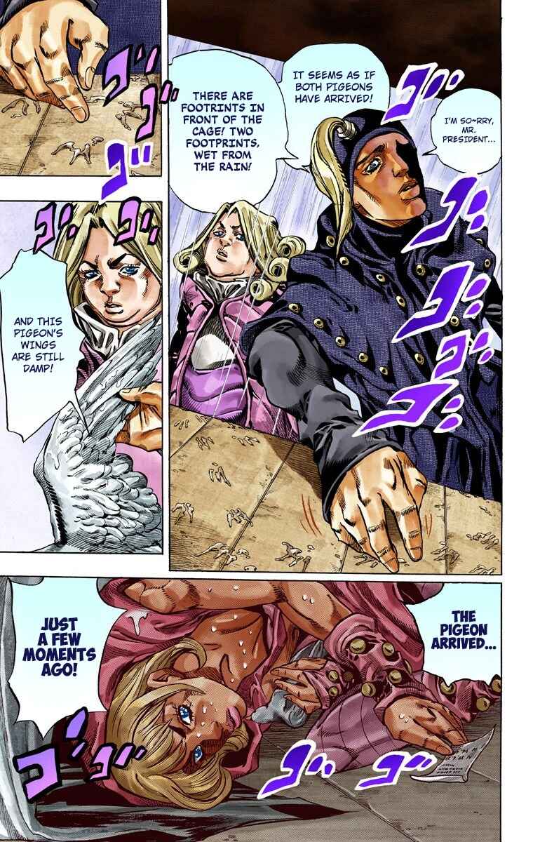 JoJo's Bizarre Adventure, Part 7: Steel Ball Run (Official Colored) Chapter 36 page 41