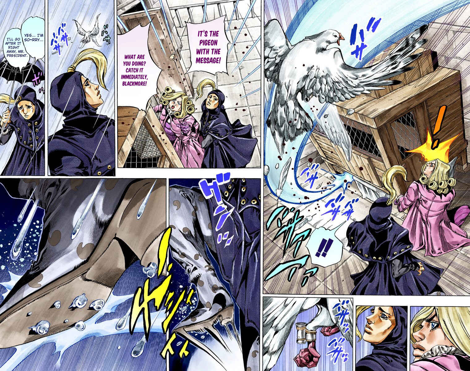 JoJo's Bizarre Adventure, Part 7: Steel Ball Run (Official Colored) Chapter 36 page 46