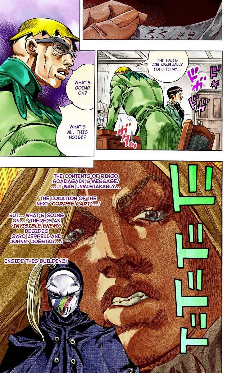 JoJo's Bizarre Adventure, Part 7: Steel Ball Run (Official Colored) Chapter 36 page 56