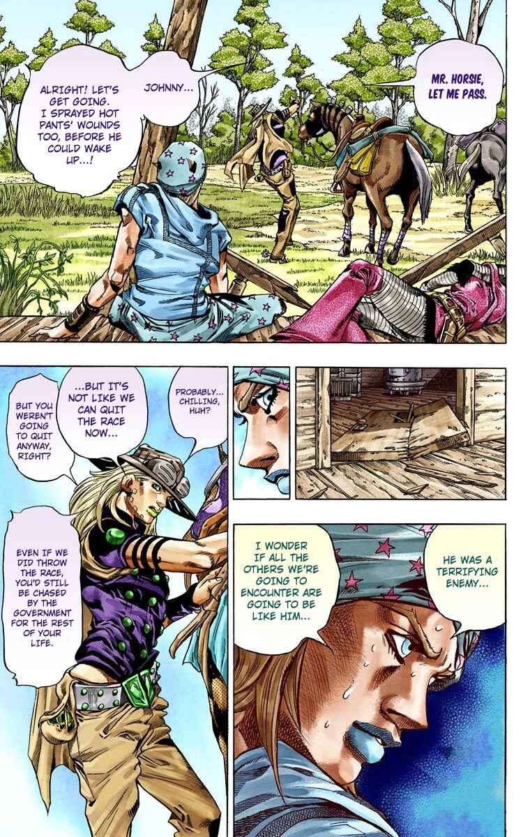 JoJo's Bizarre Adventure, Part 7: Steel Ball Run (Official Colored) Chapter 36 page 6