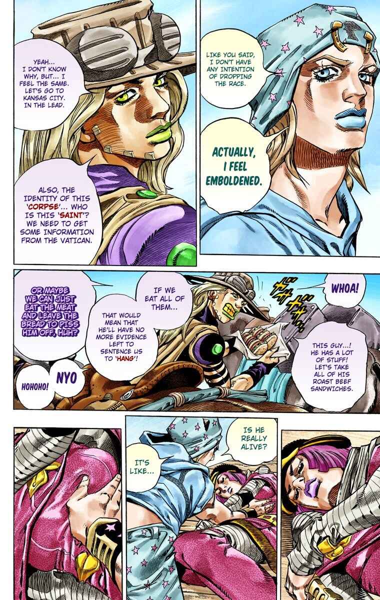JoJo's Bizarre Adventure, Part 7: Steel Ball Run (Official Colored) Chapter 36 page 7