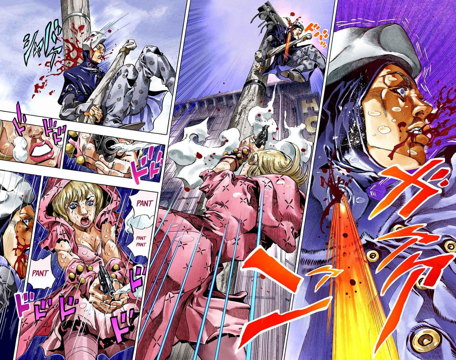 JoJo's Bizarre Adventure, Part 7: Steel Ball Run (Official Colored) Chapter 38 page 12