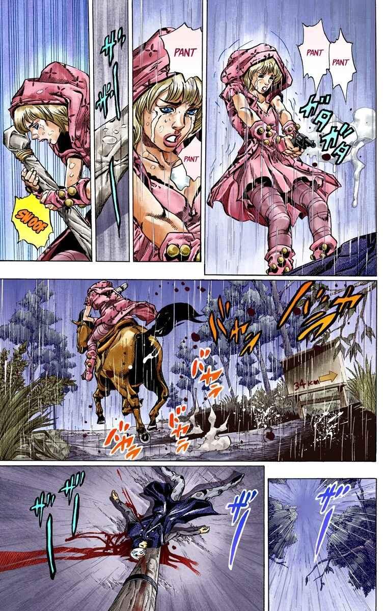JoJo's Bizarre Adventure, Part 7: Steel Ball Run (Official Colored) Chapter 38 page 14