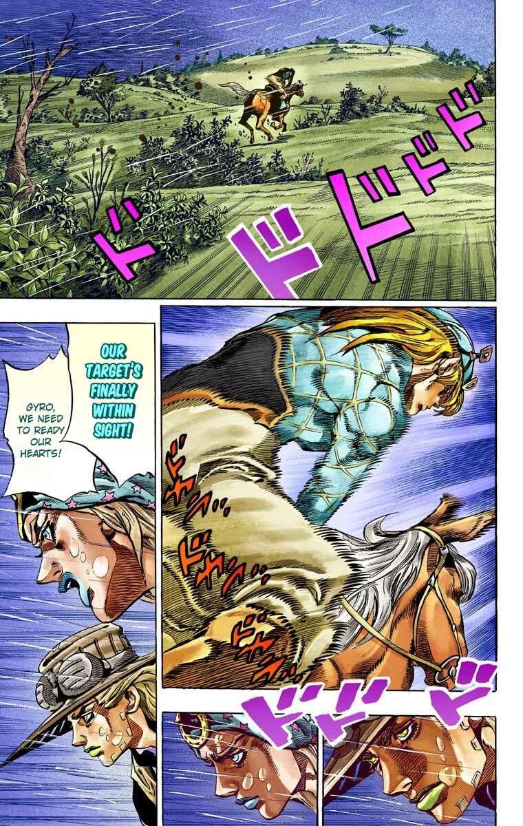 JoJo's Bizarre Adventure, Part 7: Steel Ball Run (Official Colored) Chapter 38 page 19
